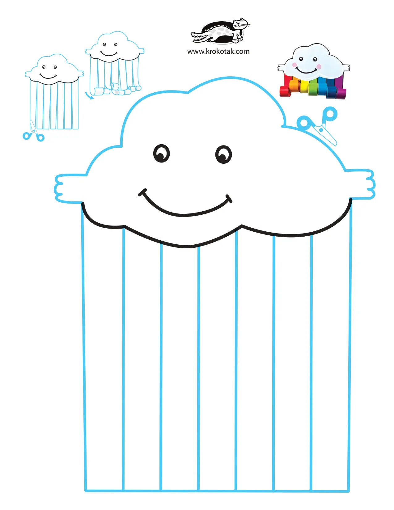 手工上色精细动作剪刀