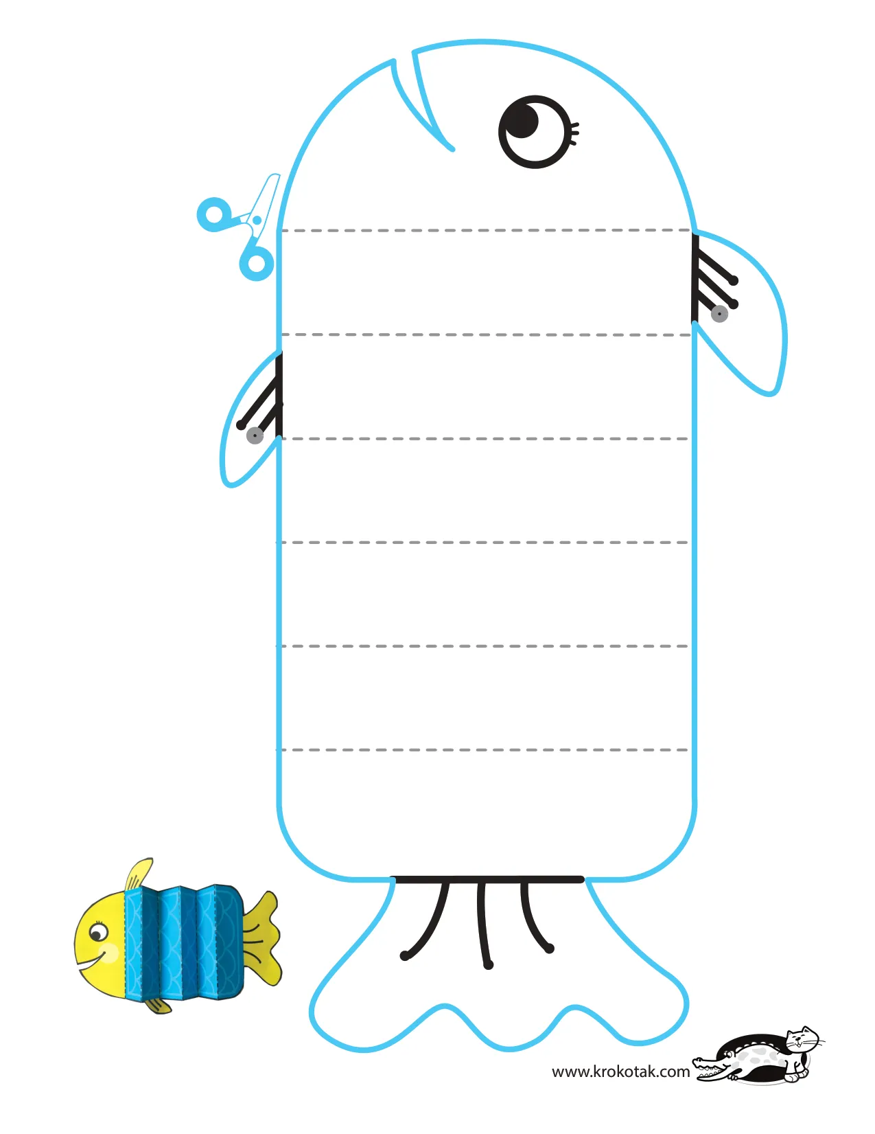 手工上色精细动作剪刀