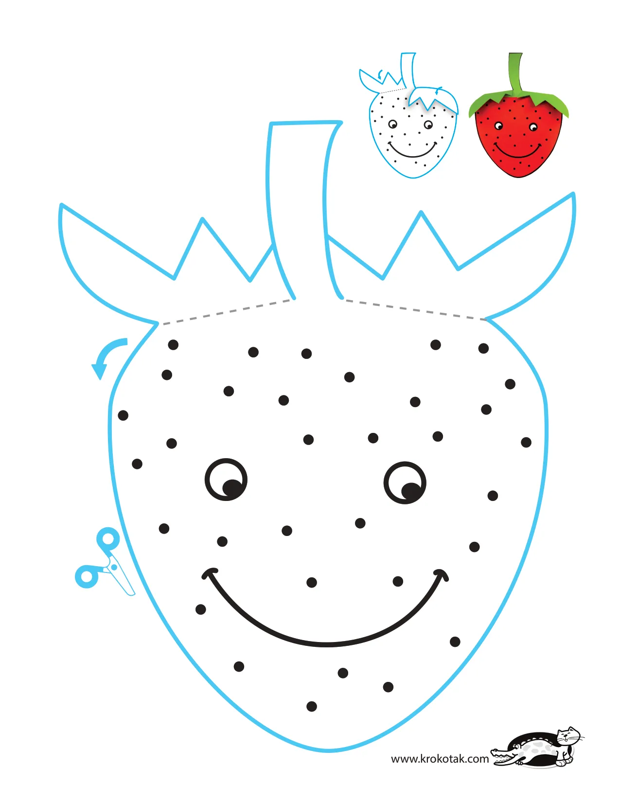 手工上色精细动作剪刀