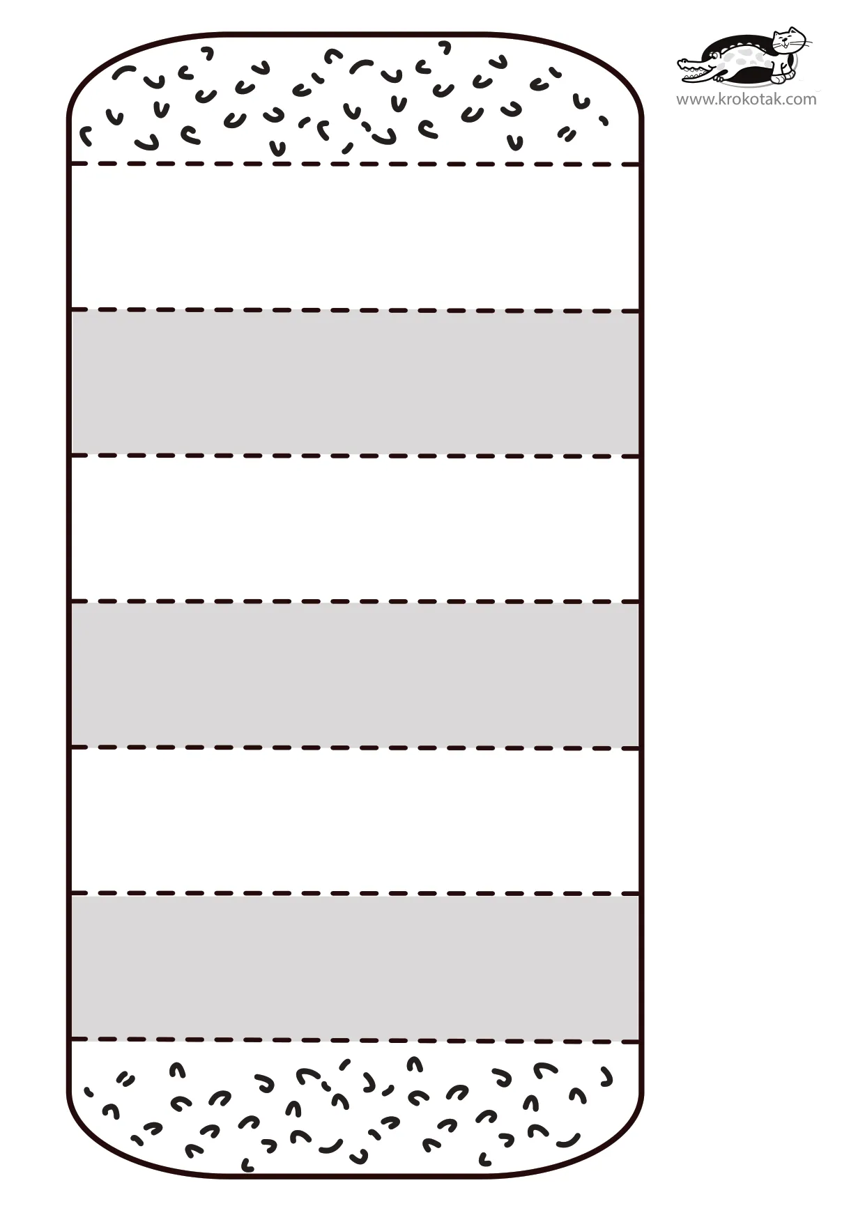手工着色食物三明治