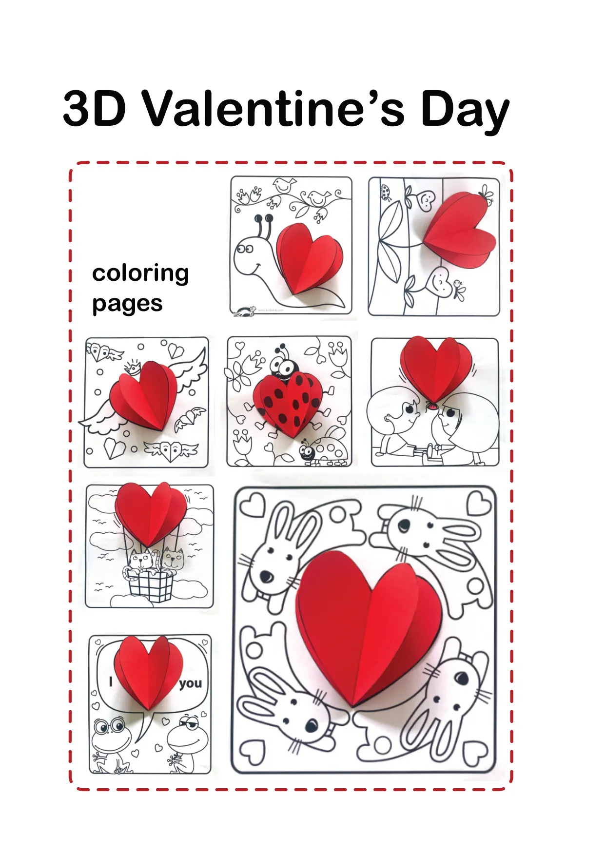 制作情人节手工彩饰