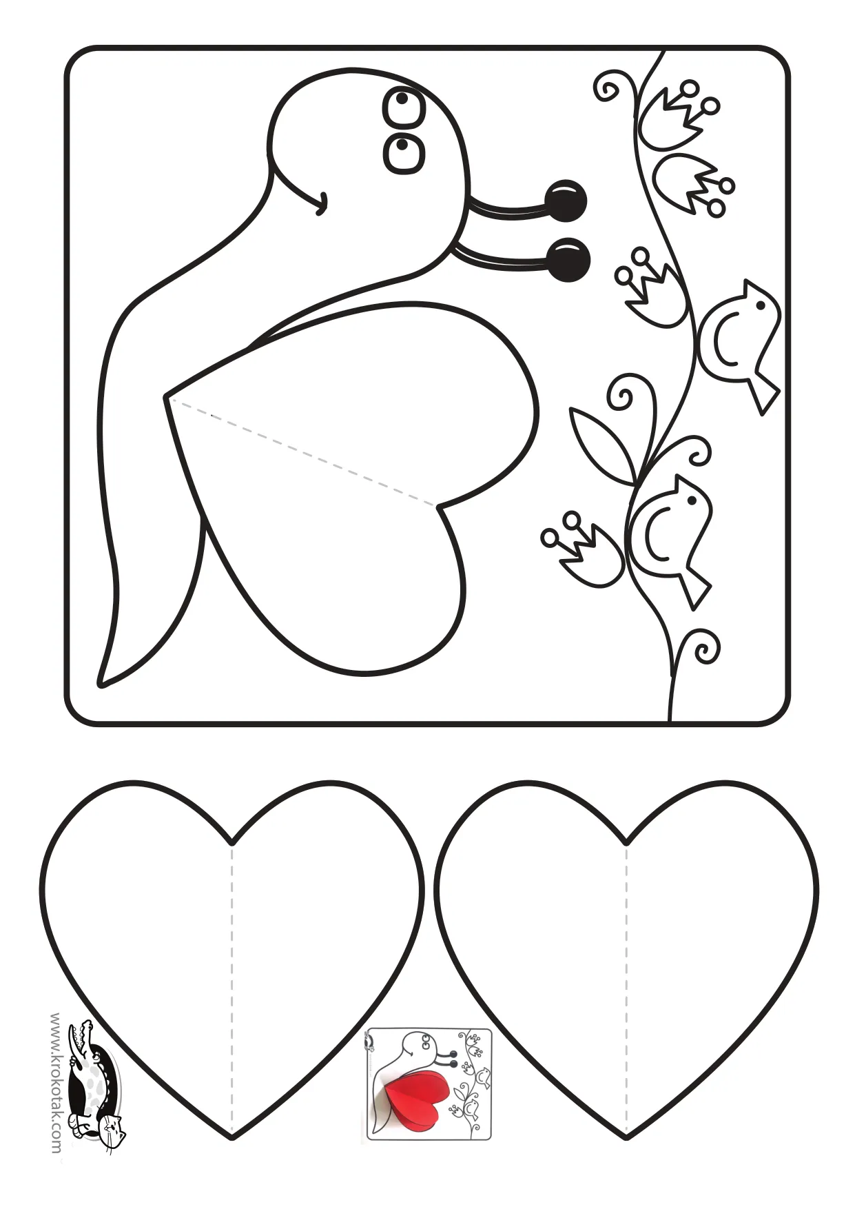 制作情人节手工彩饰