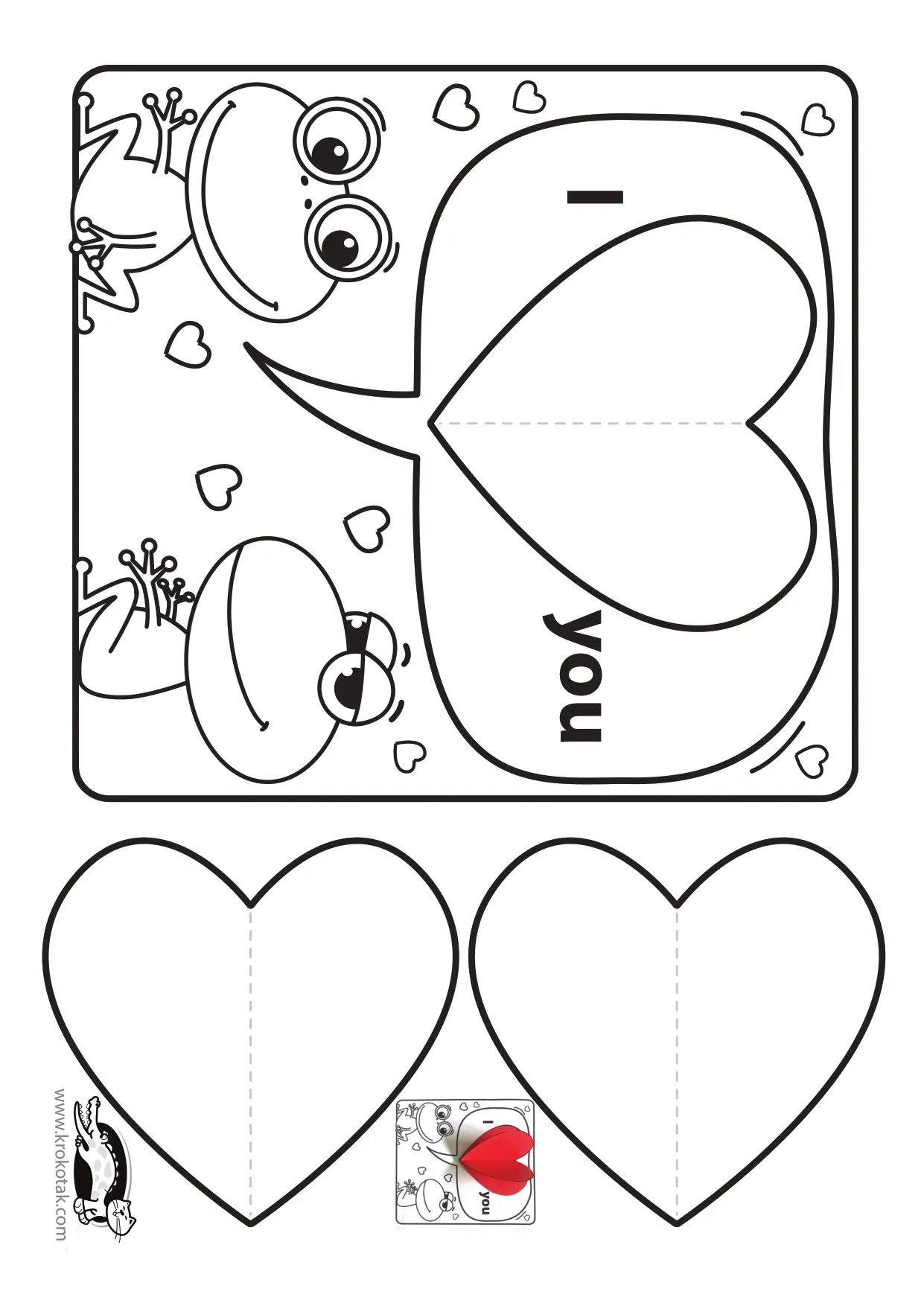 制作情人节手工彩饰