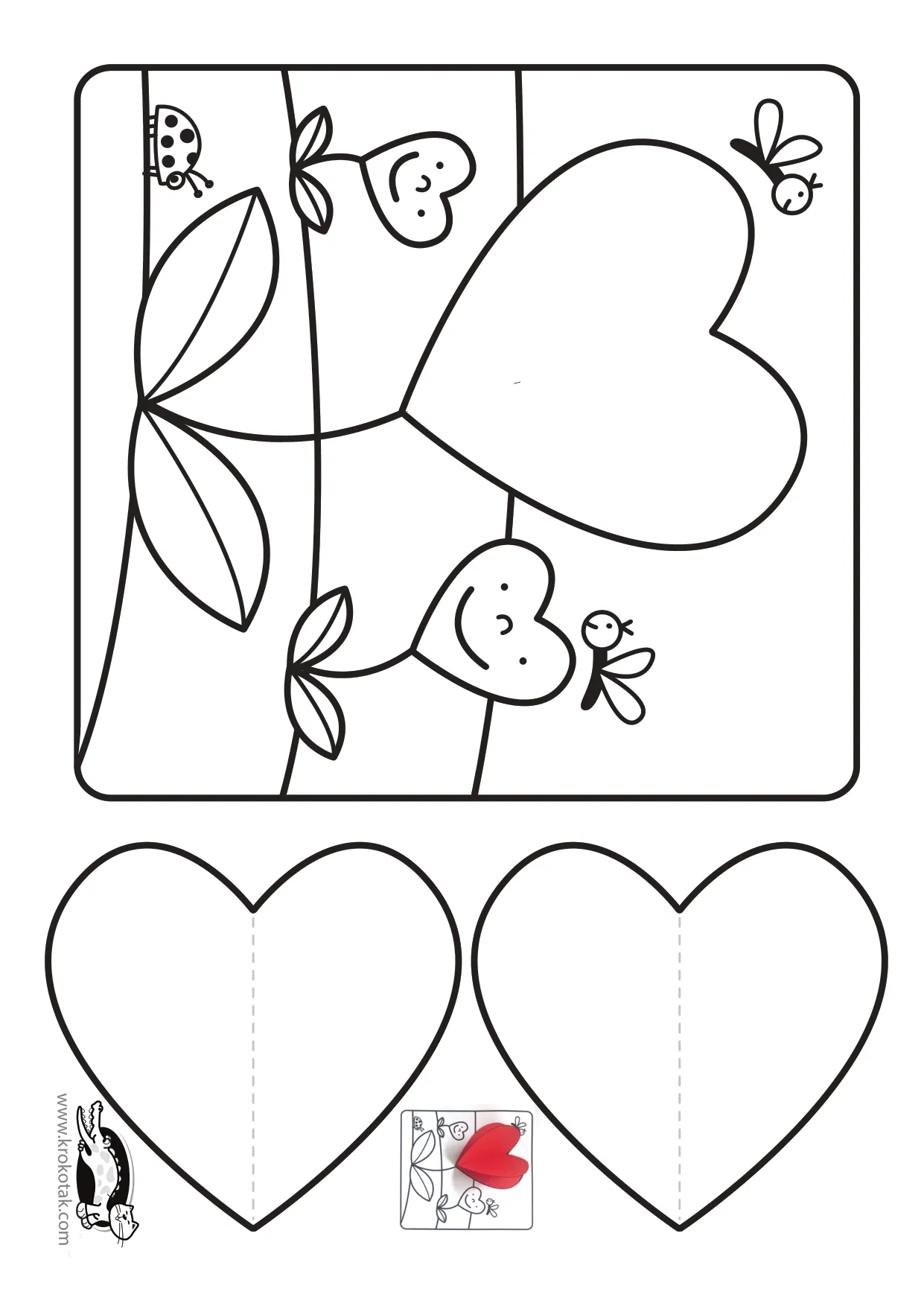 制作情人节手工彩饰