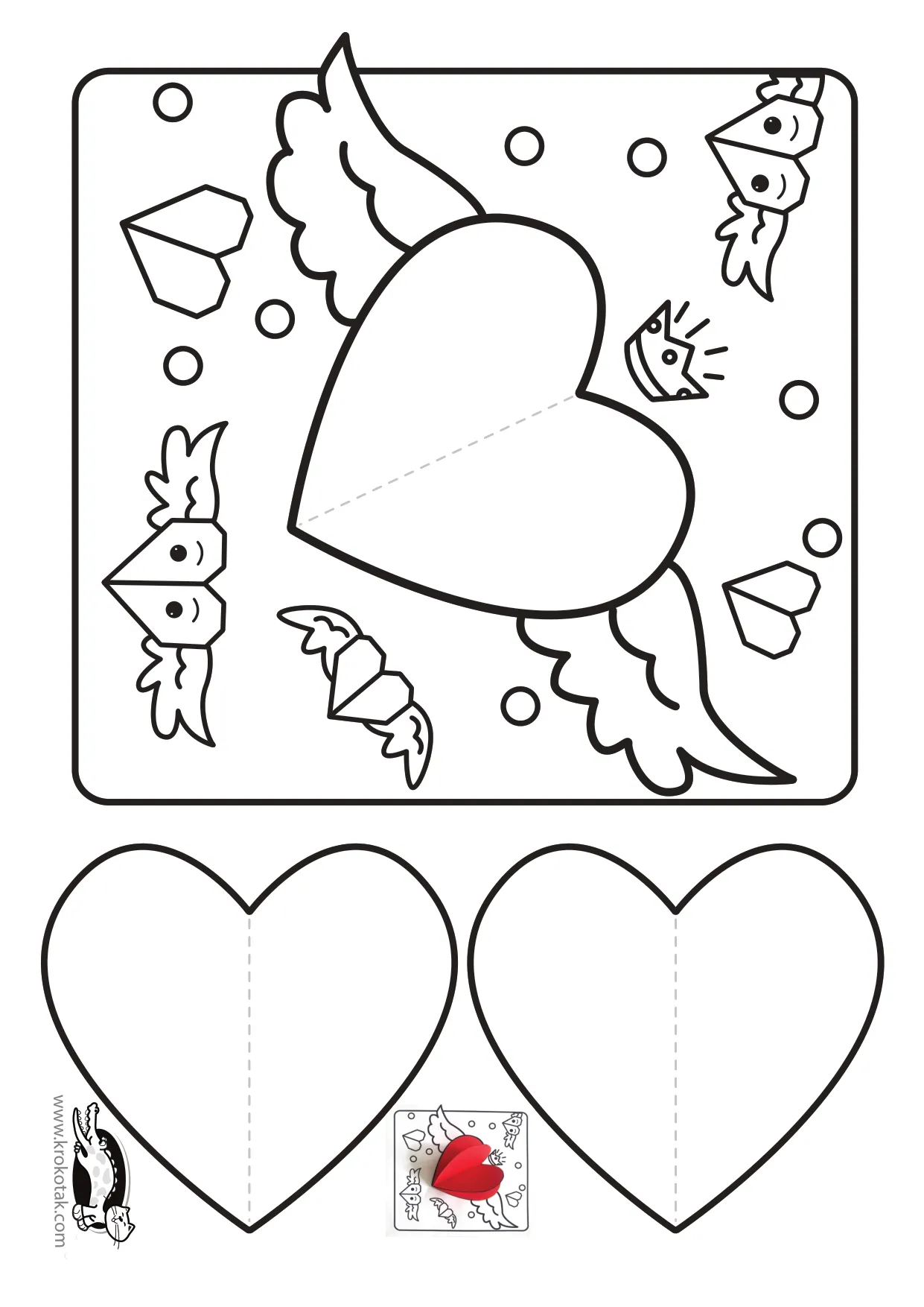 制作情人节手工彩饰