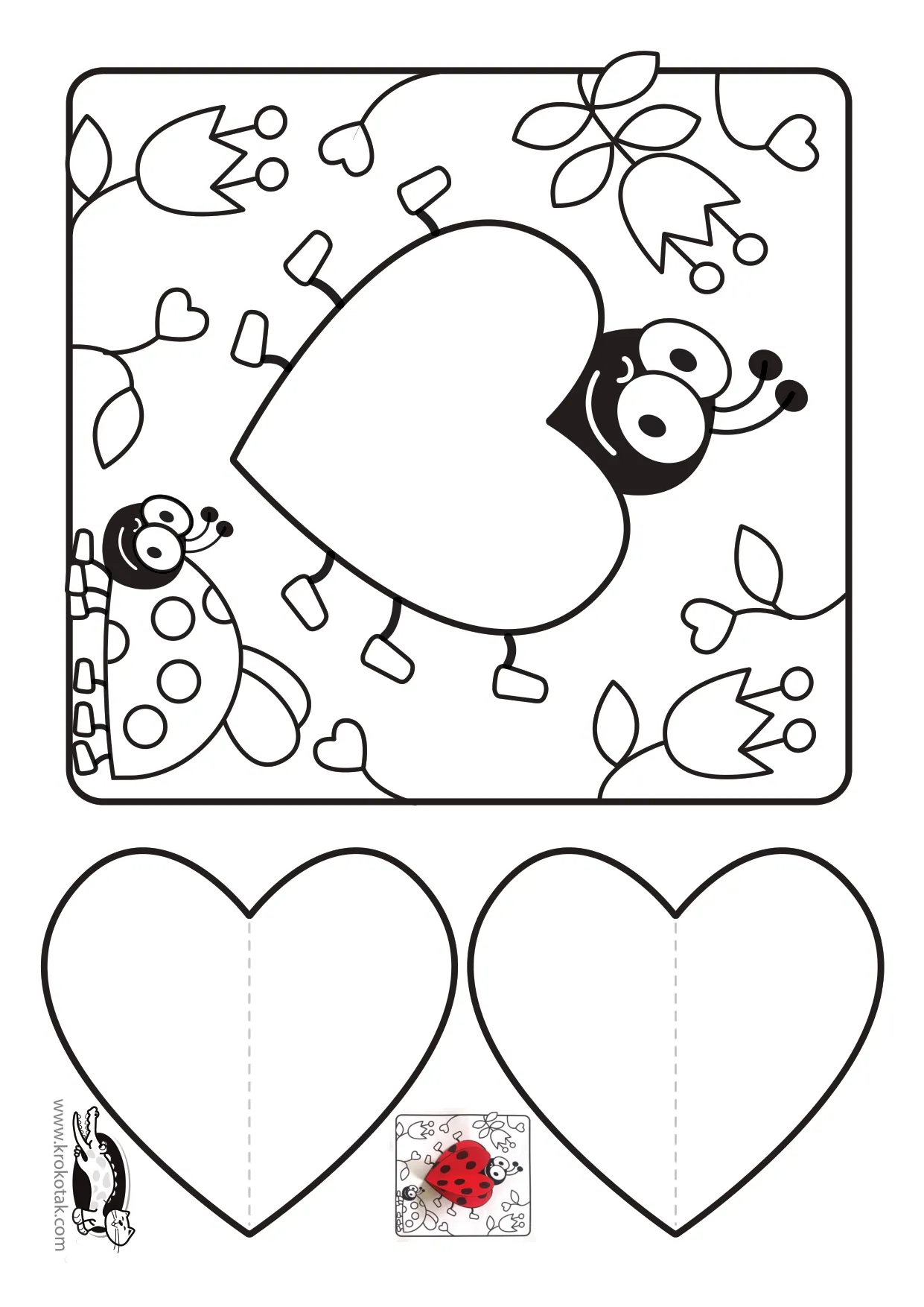 制作情人节手工彩饰