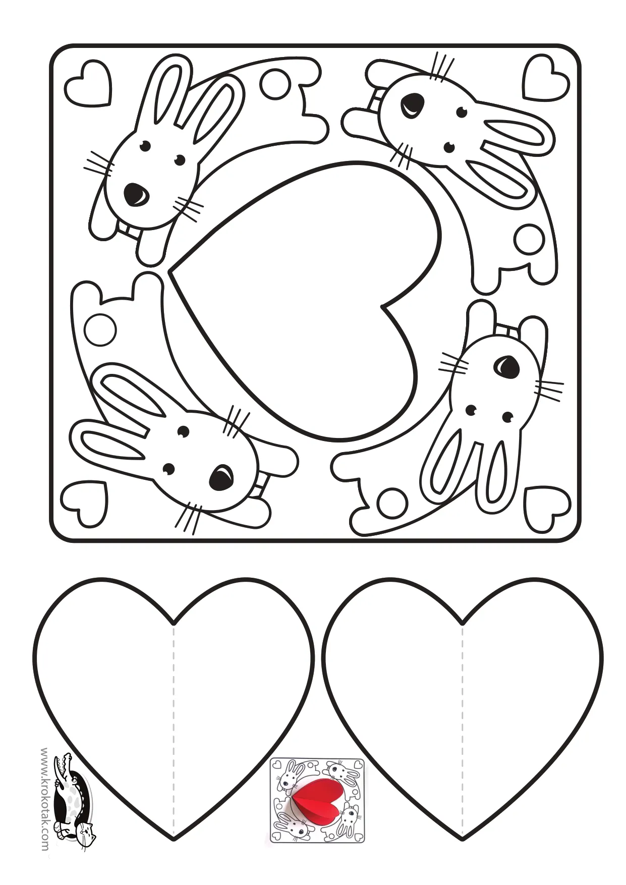制作情人节手工彩饰