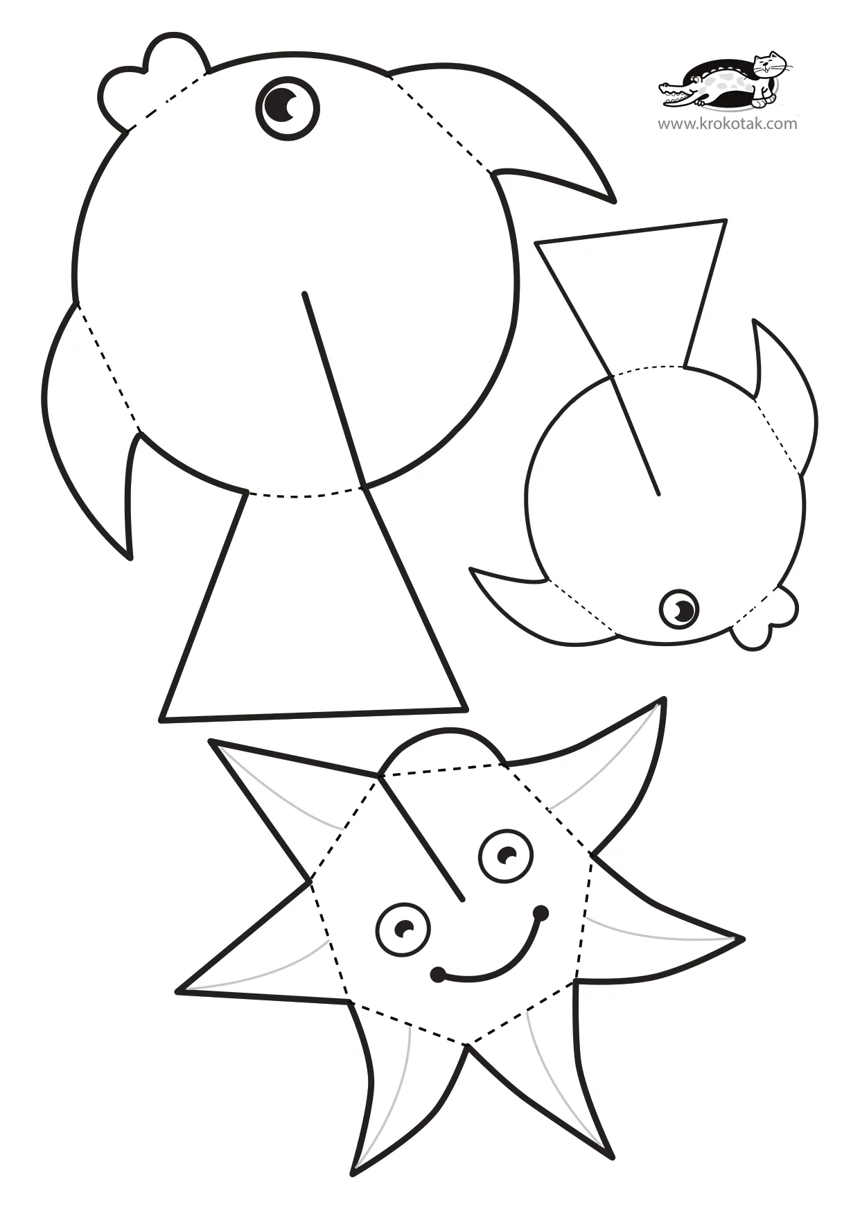 螃蟹工艺彩鱼海洋