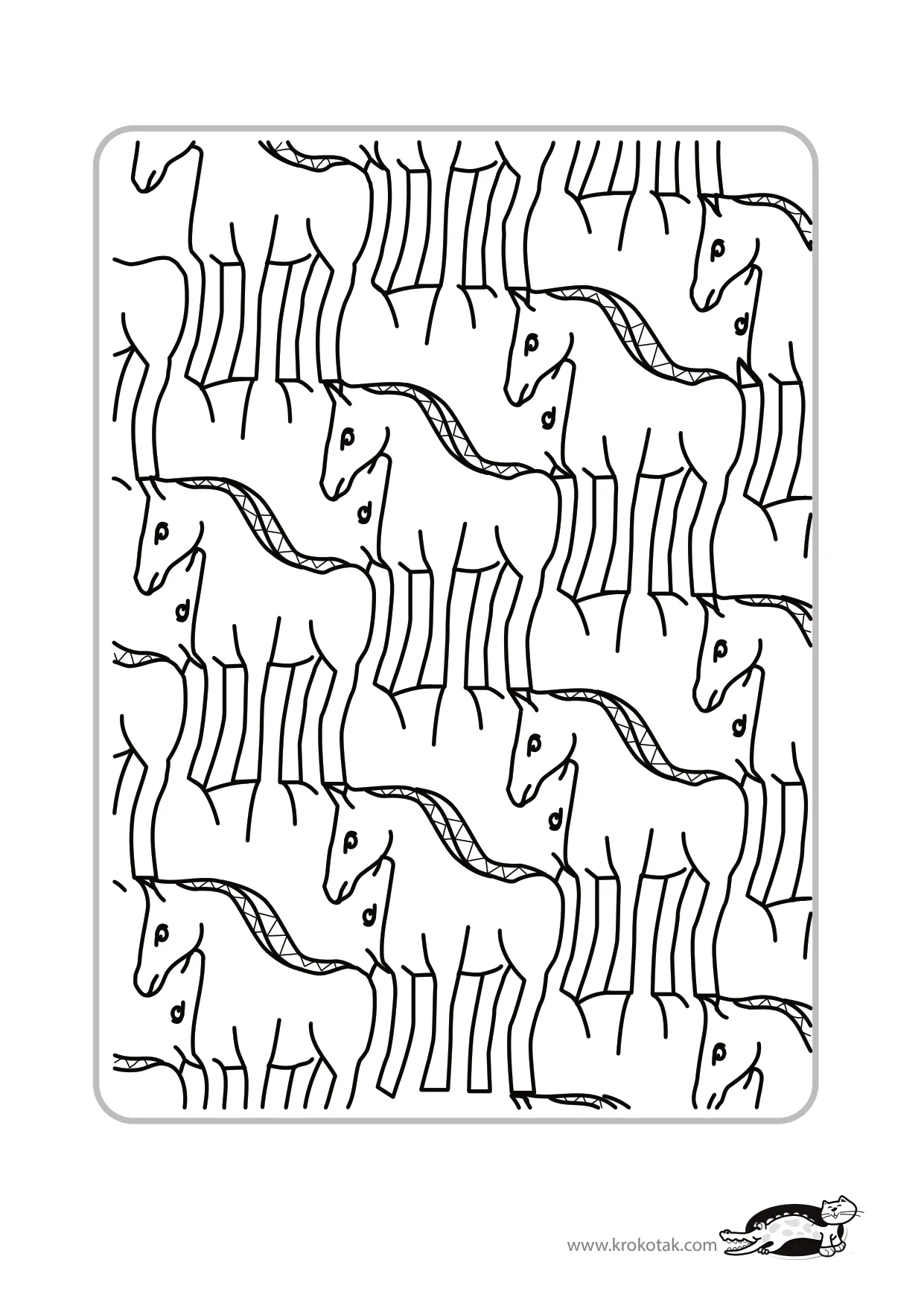 手工着色埃舍尔作品