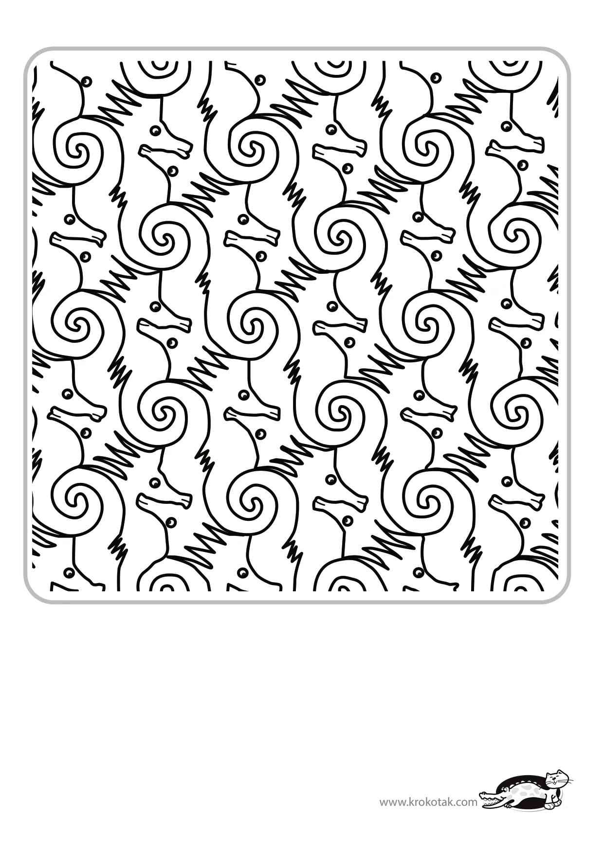 手工着色埃舍尔作品