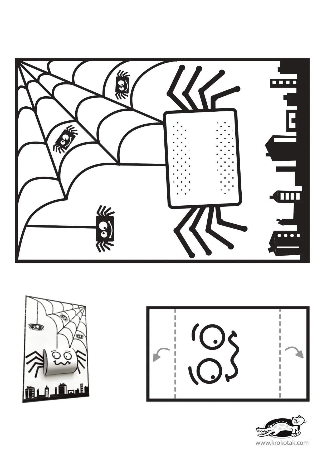 万圣节手工上色