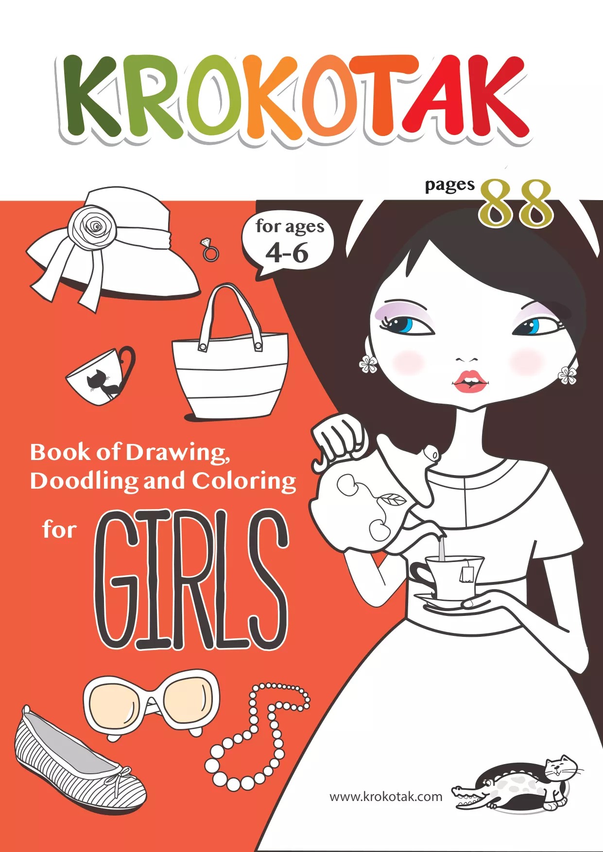 手工着色的女孩