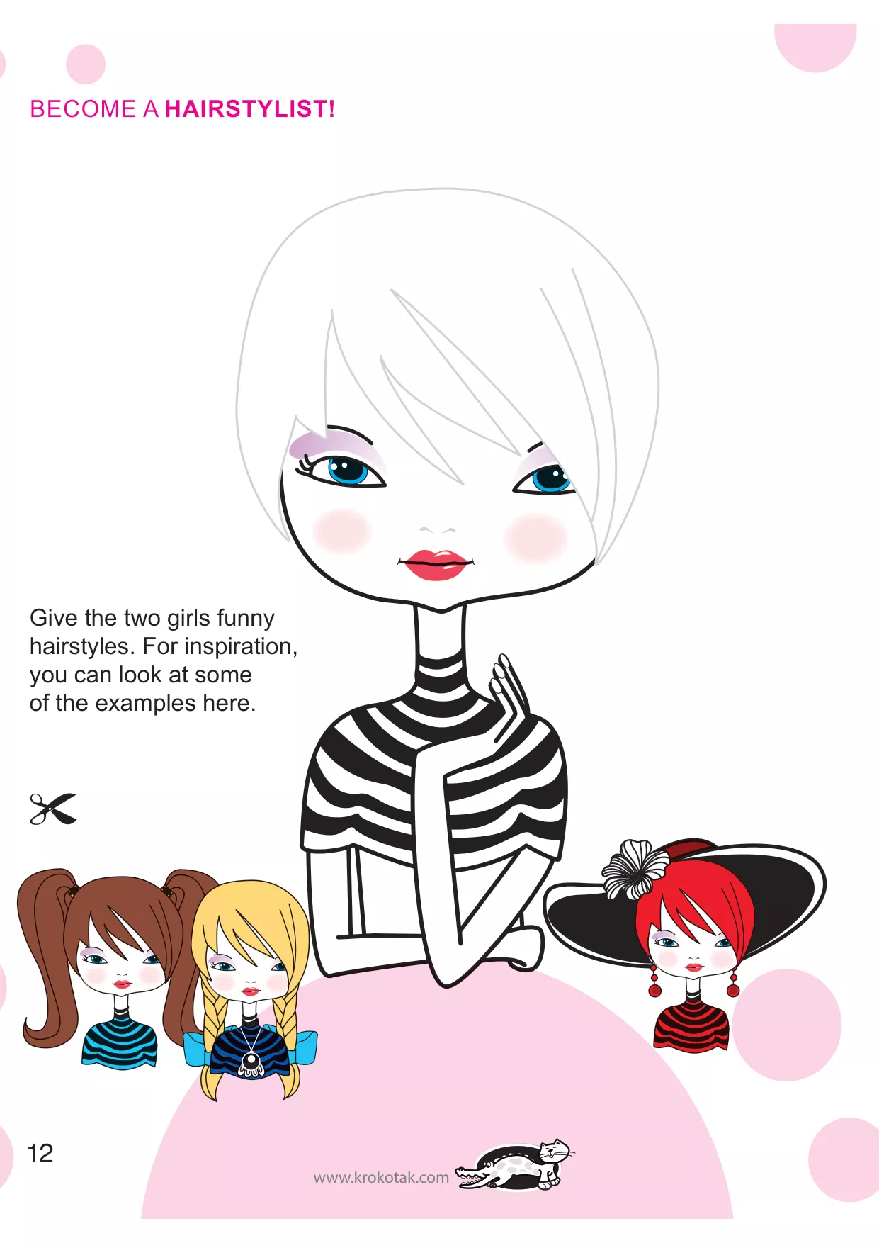 手工着色的女孩