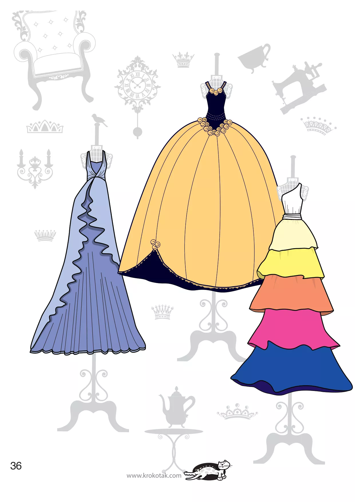 手工着色的女孩