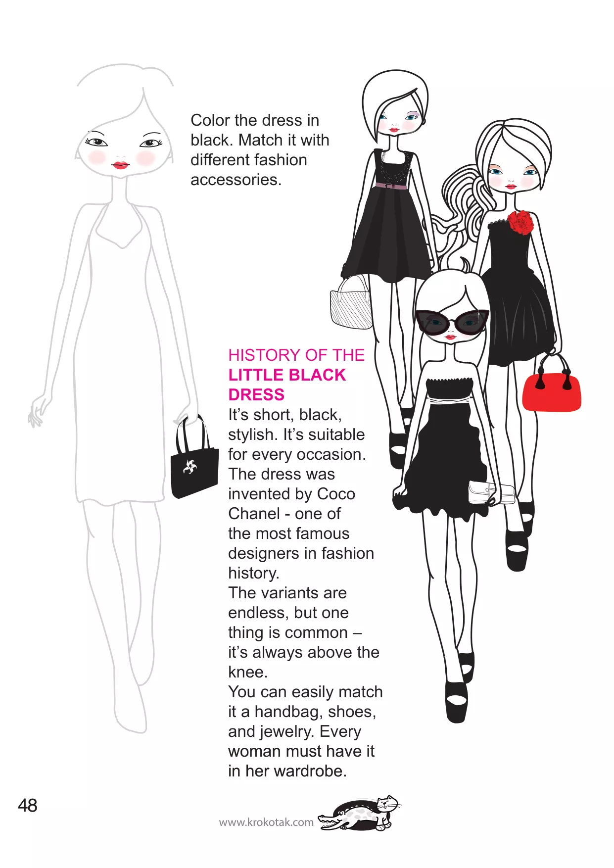 手工着色的女孩