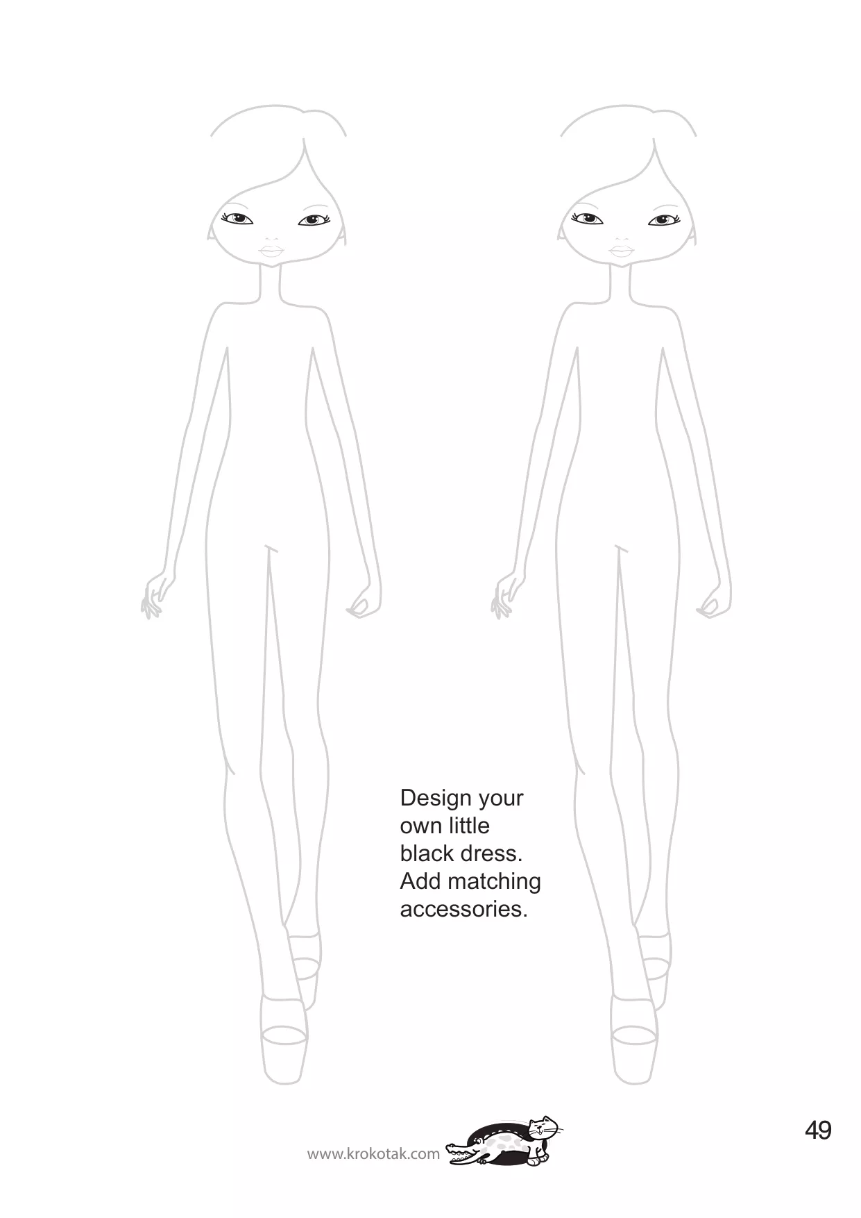 手工着色的女孩