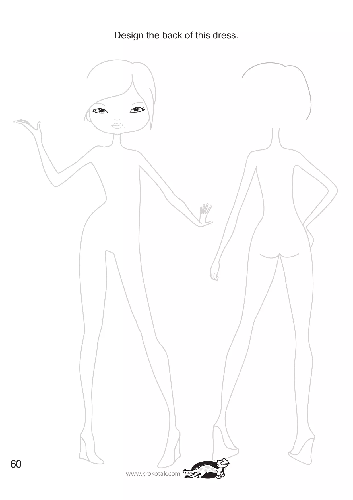 手工着色的女孩