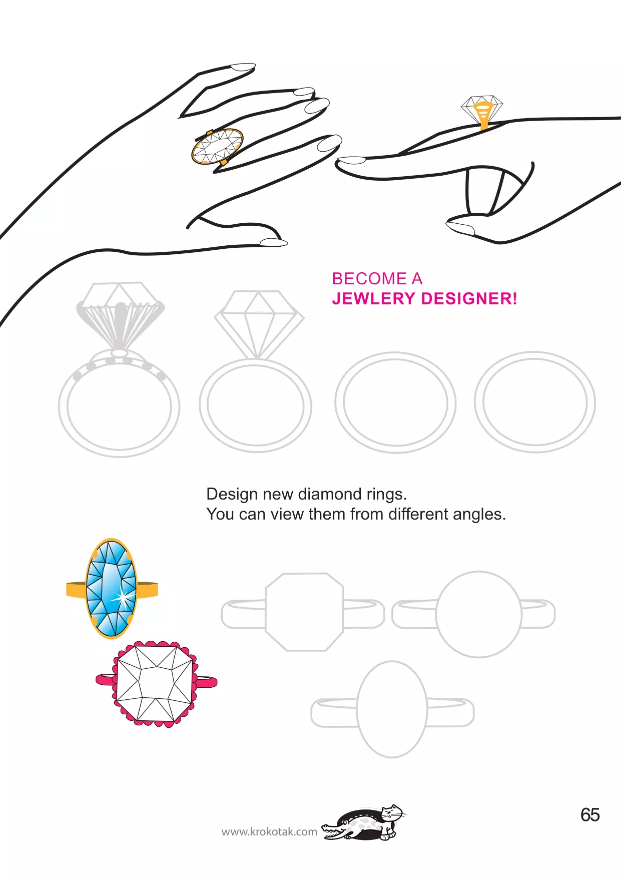 手工着色的女孩