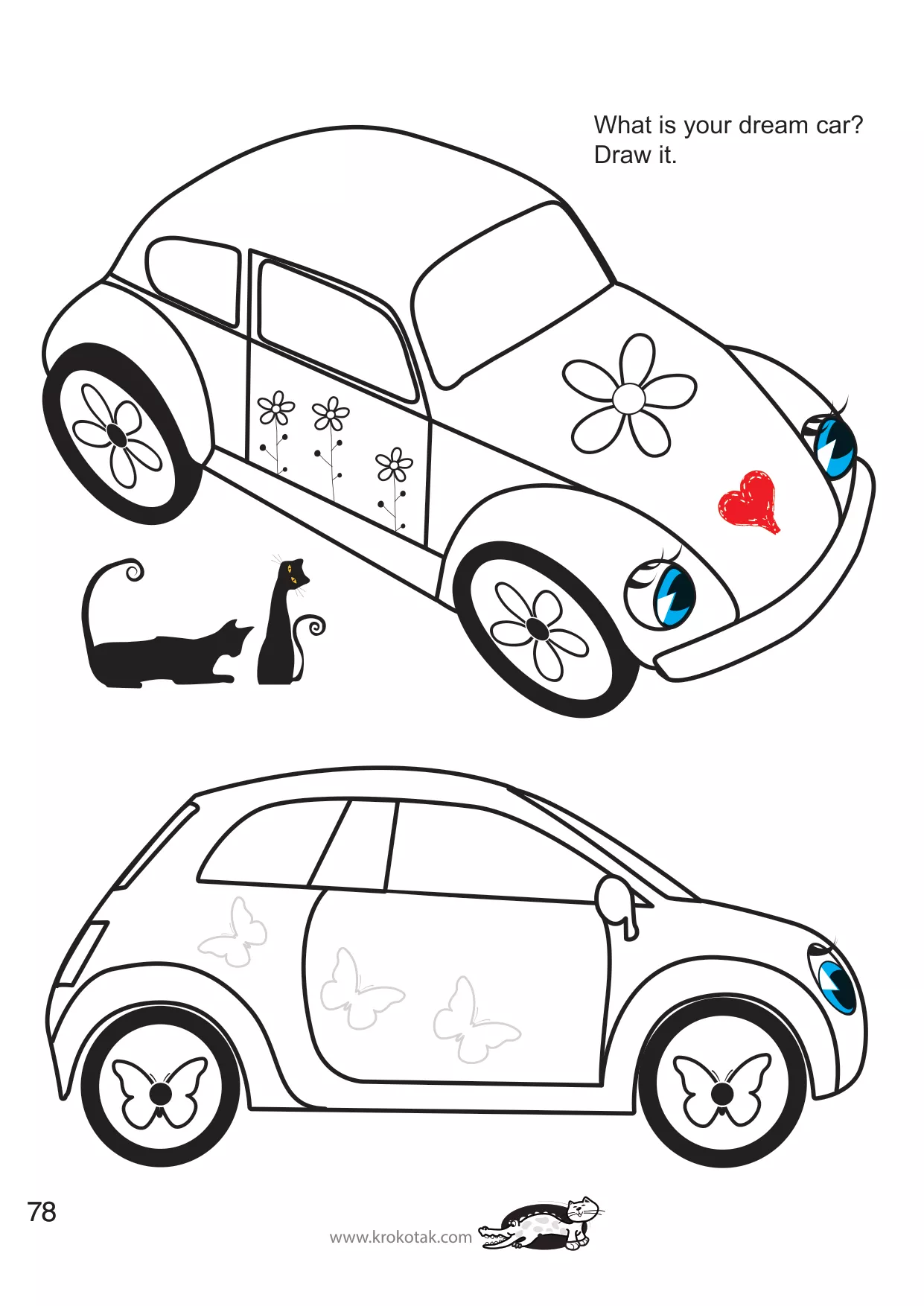 手工着色的女孩