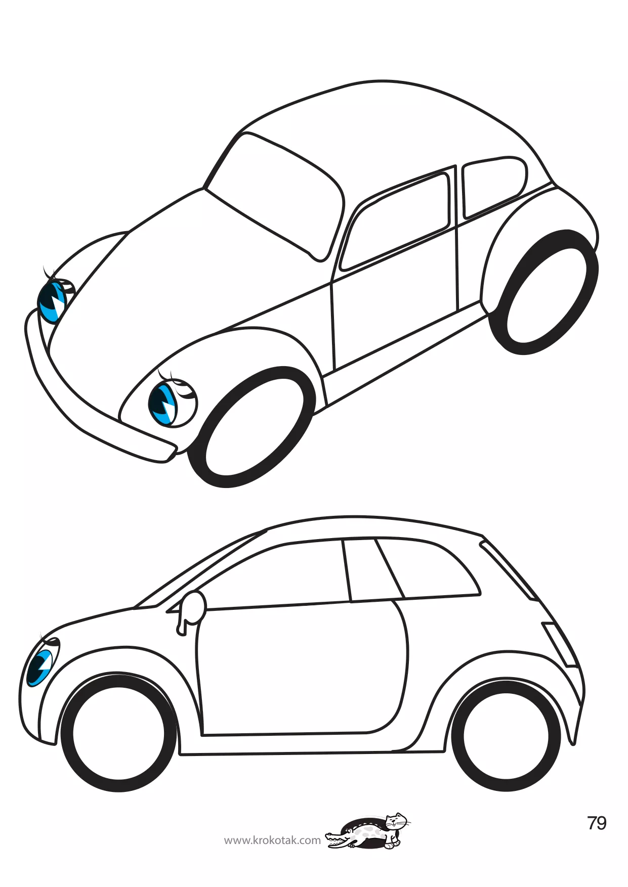 手工着色的女孩