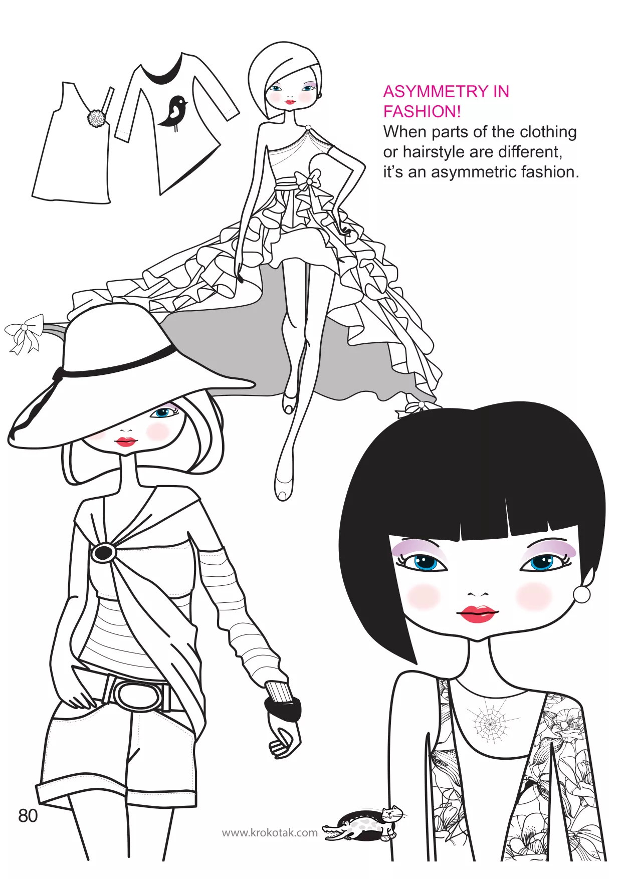 手工着色的女孩