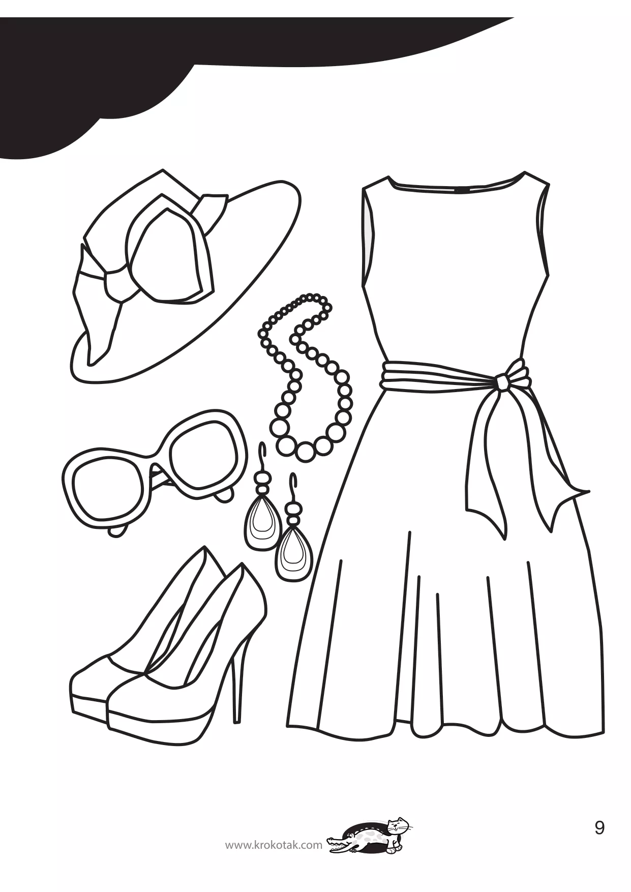 手工着色的女孩