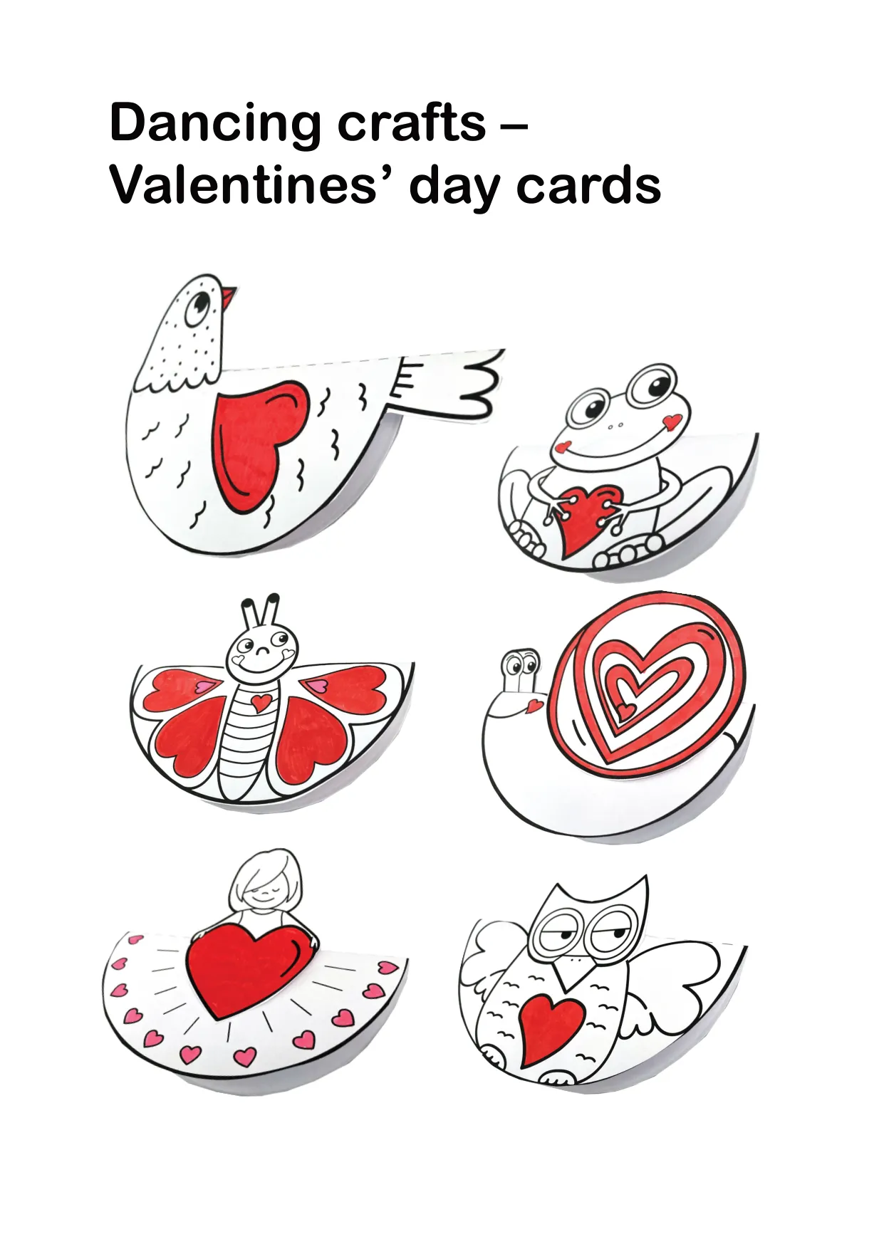 手工着色母亲节情人节