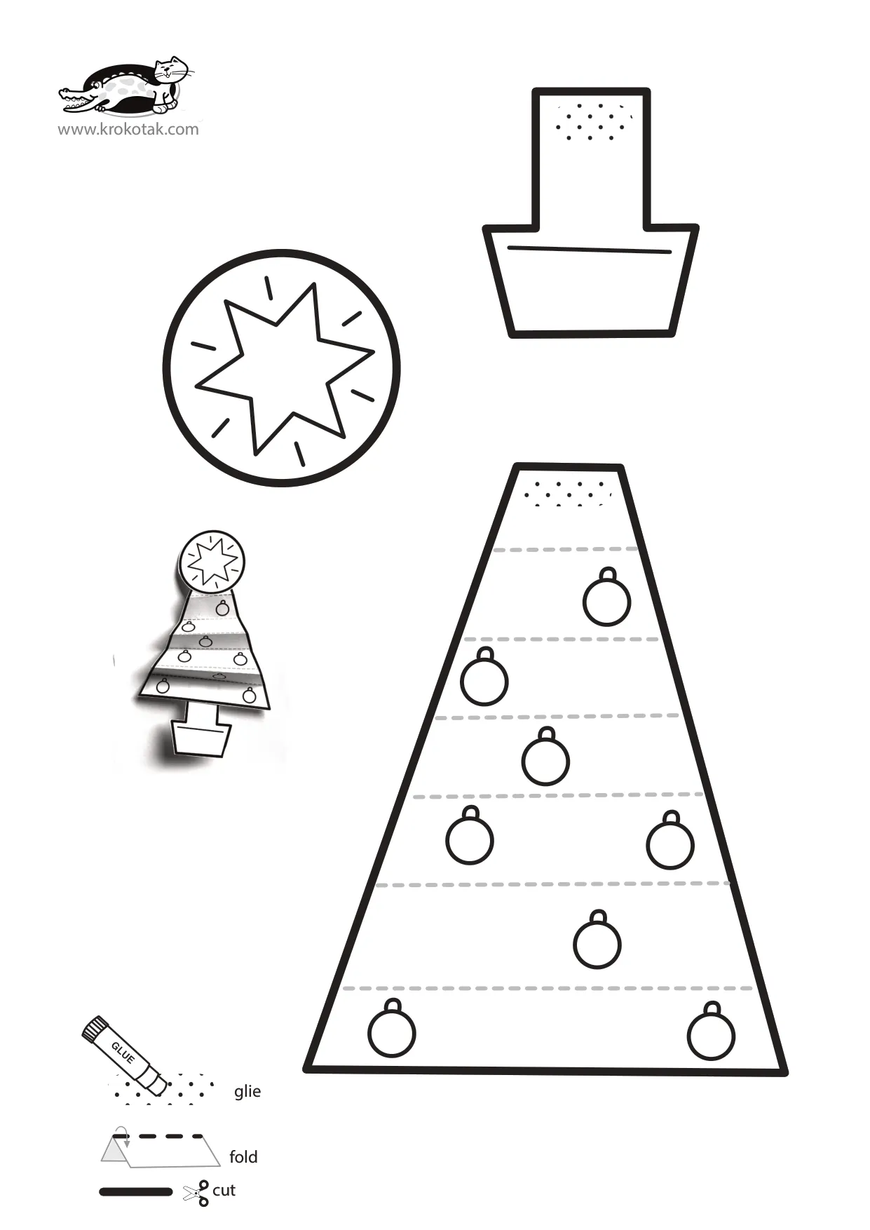 手风琴涂色工艺制作