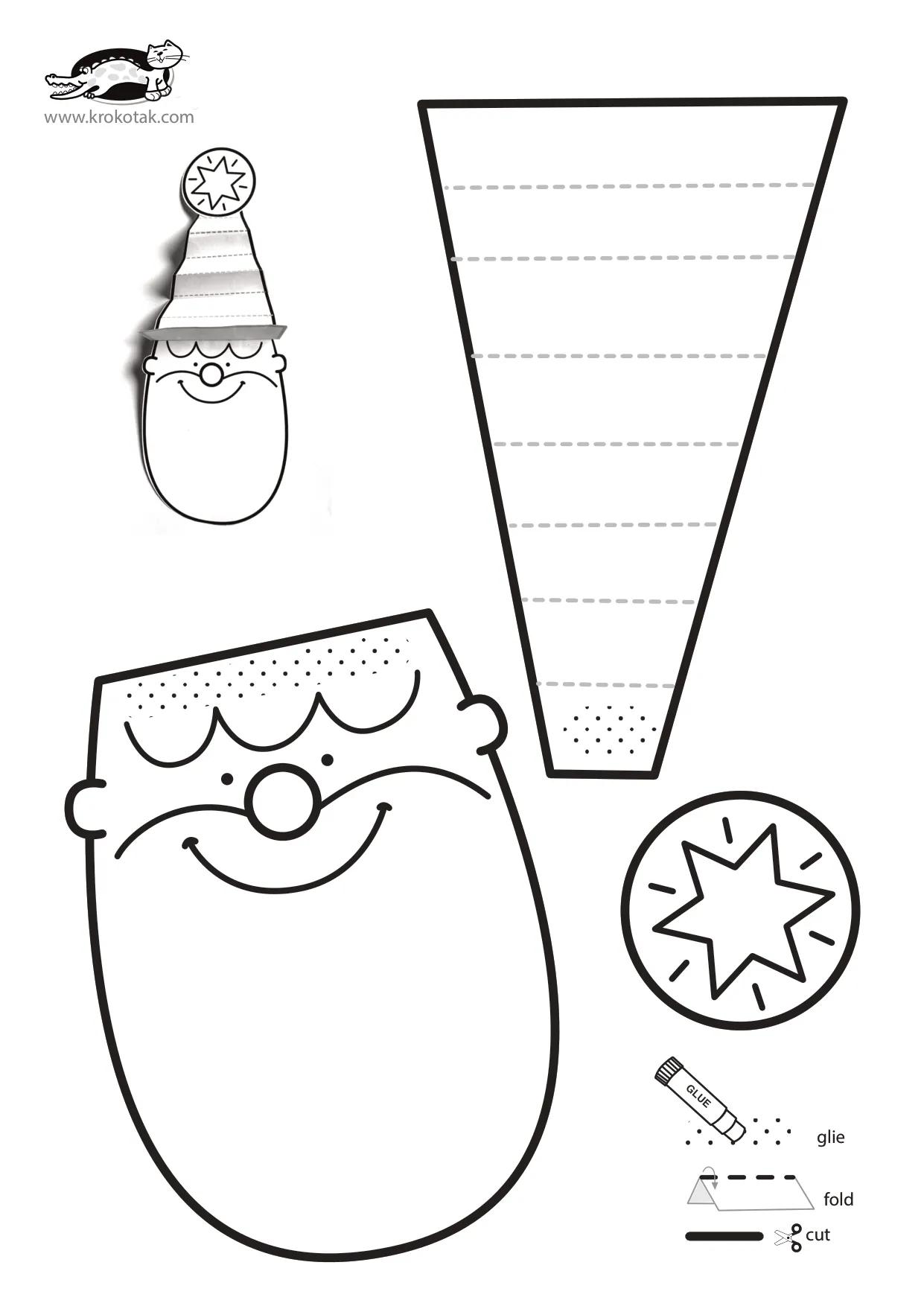 手风琴涂色工艺制作