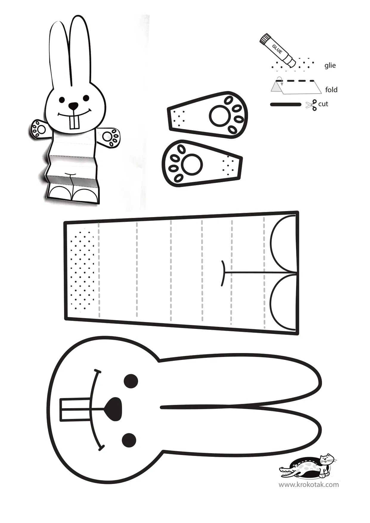 手风琴涂色工艺制作