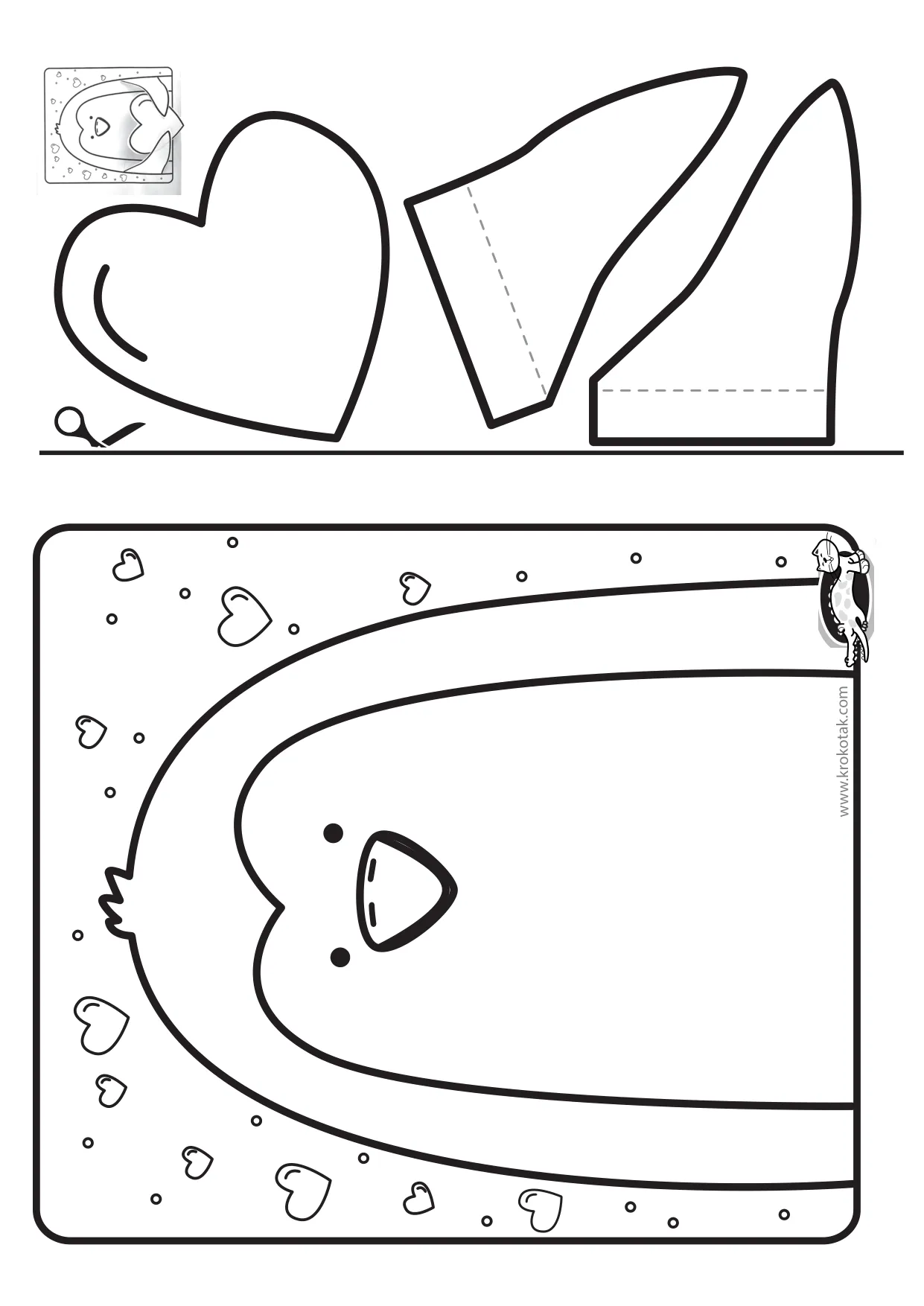 手工着色母亲节情人节