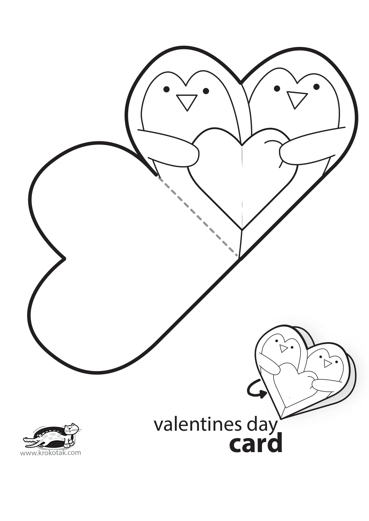 制作情人节手工着色