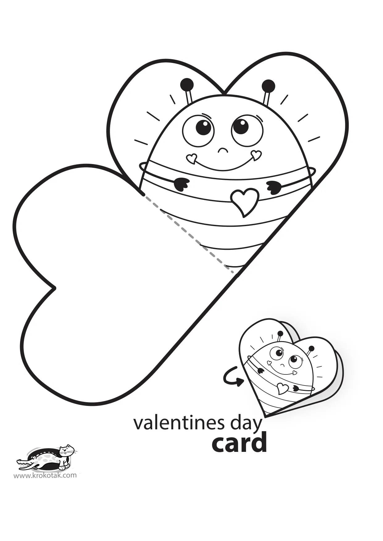 制作情人节手工着色