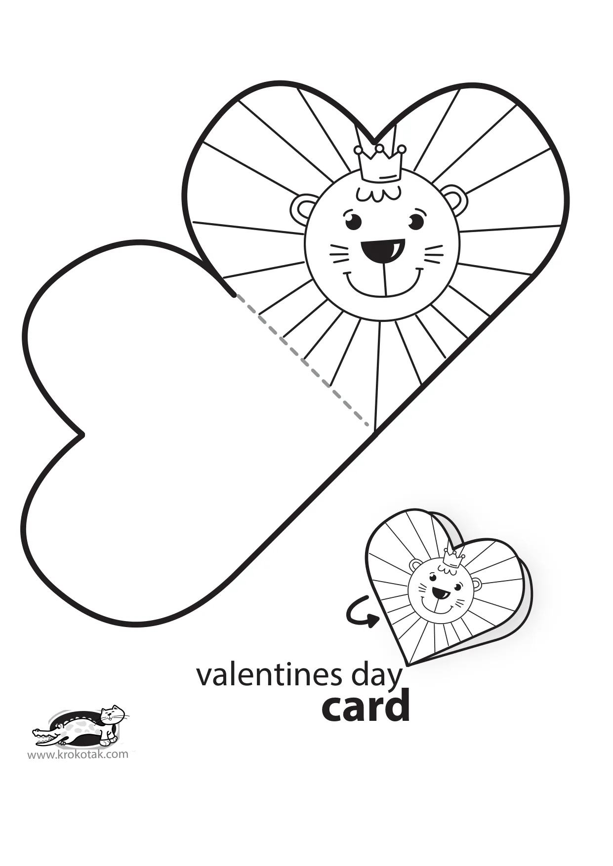 制作情人节手工着色