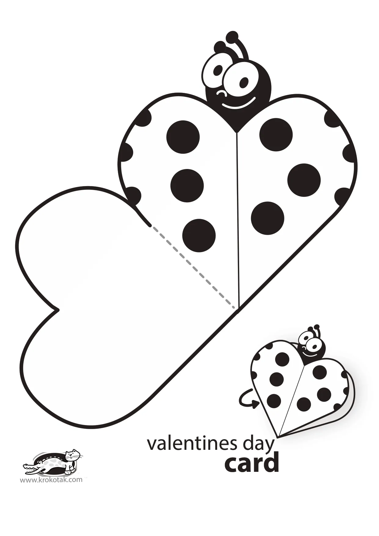 制作情人节手工着色