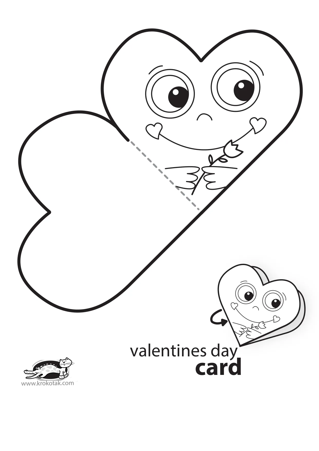 制作情人节手工着色