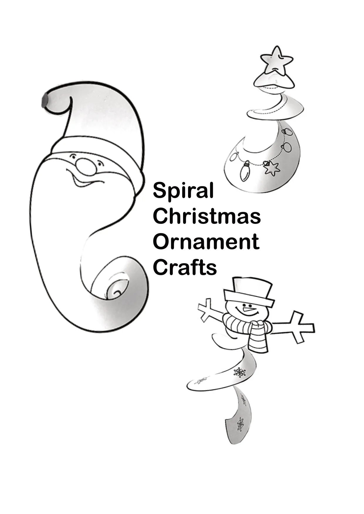 圣诞工艺-彩色螺旋