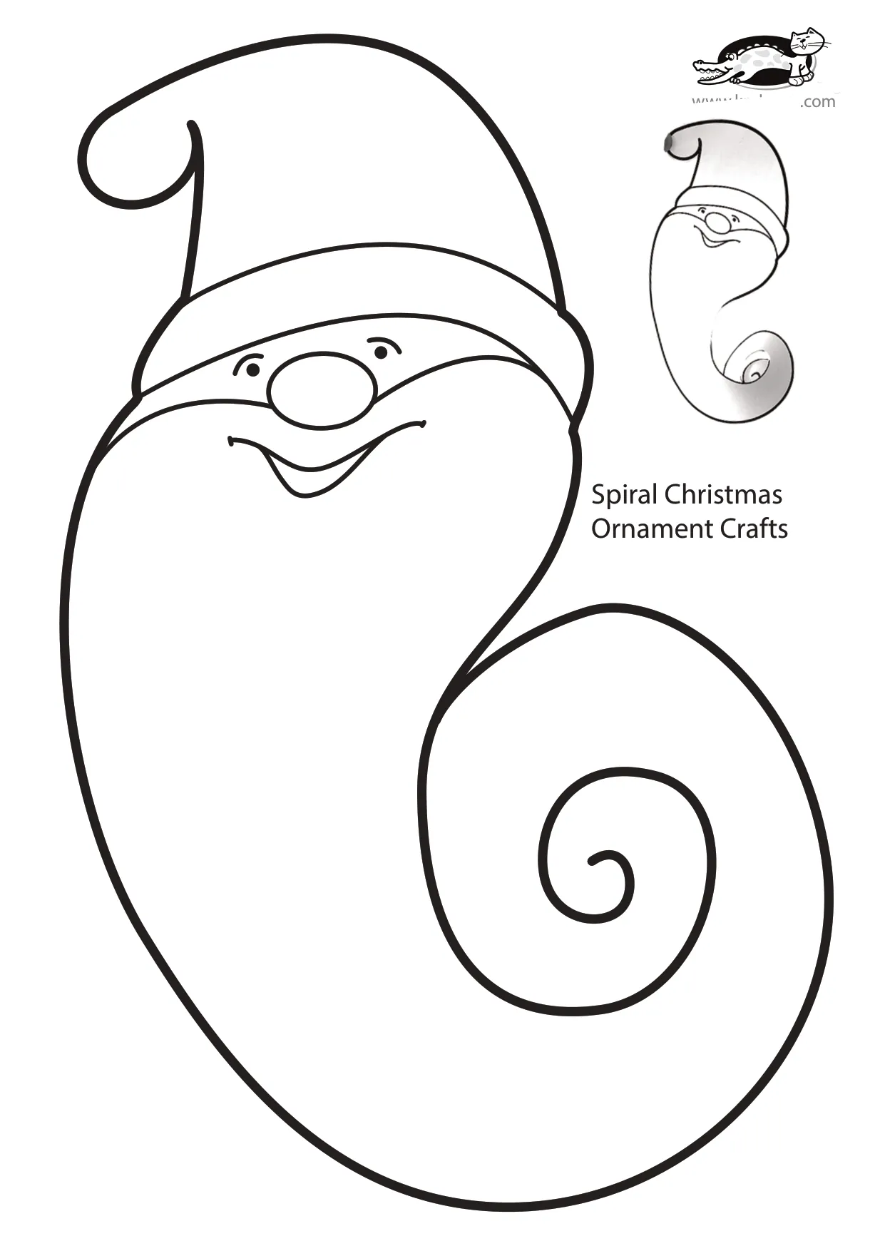 圣诞工艺-彩色螺旋