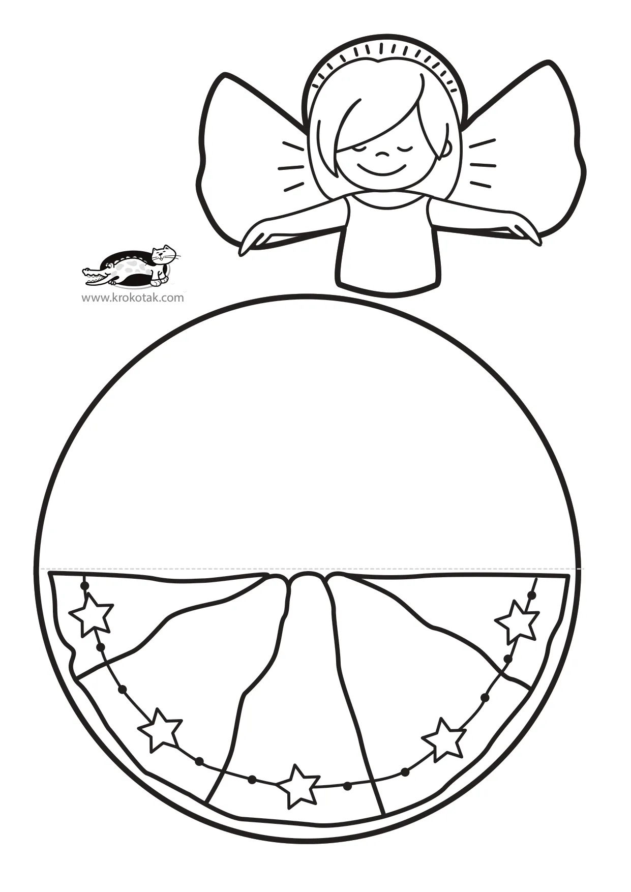 圣诞工艺-涂色跳舞