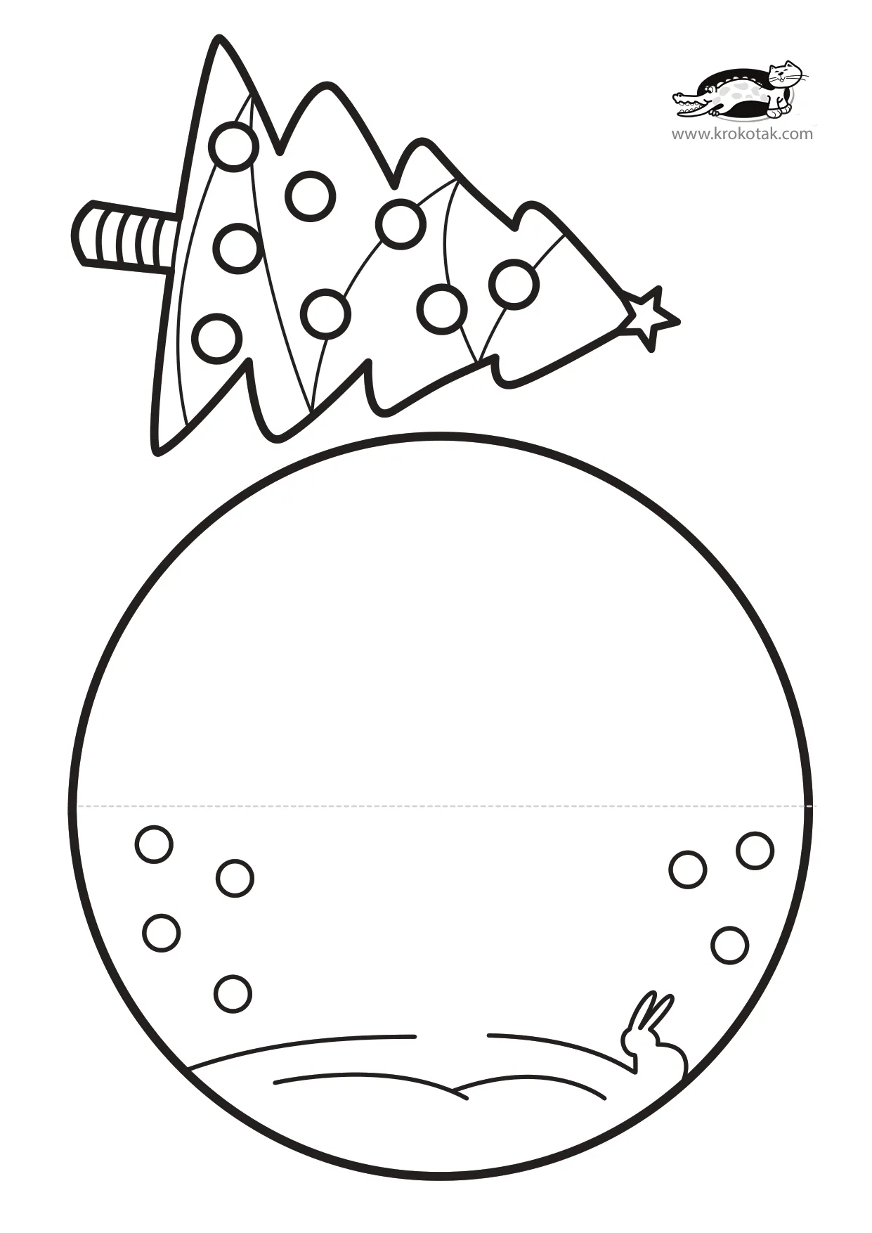 圣诞工艺-涂色跳舞