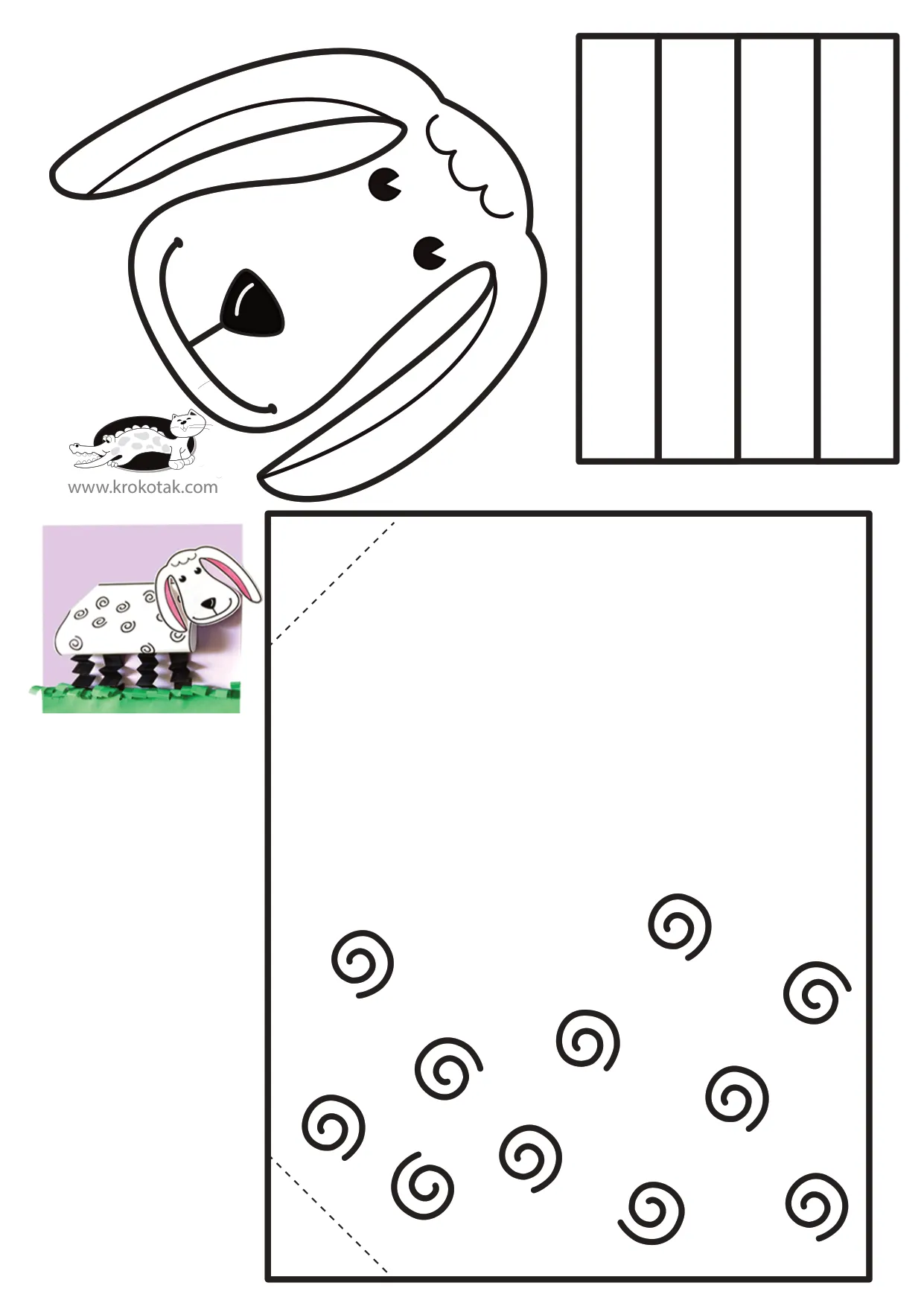 复活节手工上色